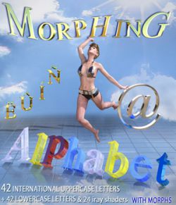 MORPHING ALPHABET for DAZ Studio