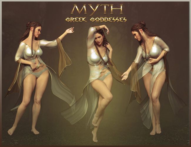 MYTH - Greek Goddesses Poses 6.