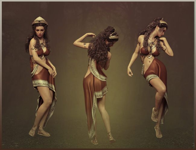 MYTH - Greek Goddesses Poses 8.