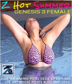 Z Hot Summer - Poses for the Genesis 3 Female(s)