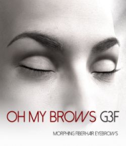 Oh My Brows Morphing Eyebrows for Genesis 3 Female