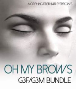 Oh My Brows BUNDLE Morphing Eyebrows for G3F and G3M