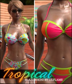 Tropical for Blaze Bikini