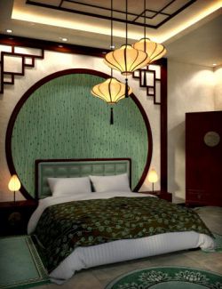Modern Chinese Bedroom