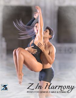 Z In Harmony- Poses for Genesis 3 Male & Female