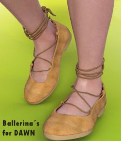 Comfy Ballerina Flats for Dawn - DS