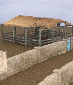 Shanty Town Buildings 2: Farm (for DAZ Studio)