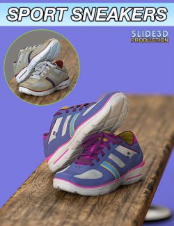 Slide3D Sport Sneakers for Genesis 3 Female(s)