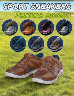 Slide3D Sport Sneakers for Genesis 3 Female(s) Texture Addon