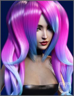 Waterfall Tails Stylized Hair for Genesis 3 Female(s)