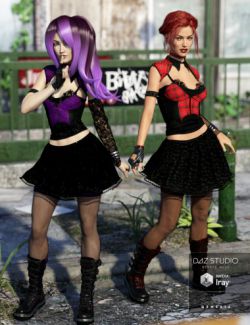 Goth Girl Sugar and Spice Textures