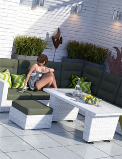 Outdoor Lounge Area