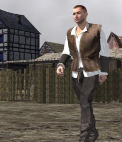 Medieval Townsman (M4) (for Poser)