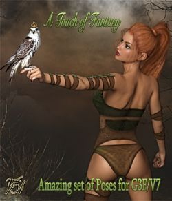 A Touch of Fantasy Poses for G3F / V7