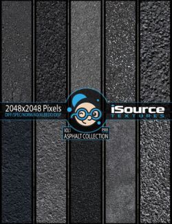 Asphalt Collection Merchant Resource - Vol1 (PBR Textures)