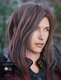 Akira Hair for Genesis 3 Male(s)