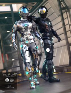 Galactic Armor Outfit for Genesis 3 Male(s)
