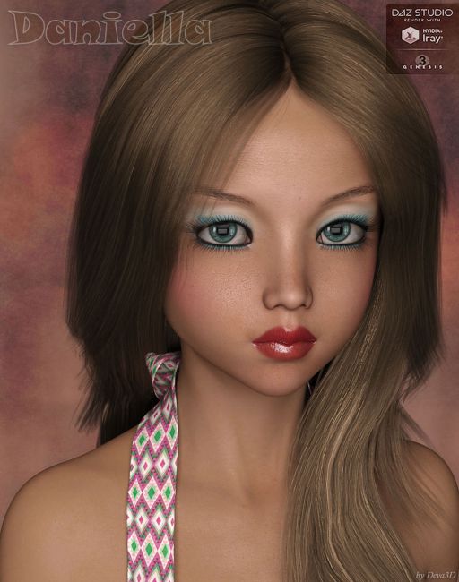 TDT-Daniella for Teen Josie 7 | 3d Models for Daz Studio and Poser