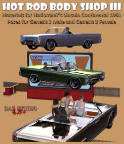 Hot Rod Body Shop Series 3 for Nationale7 Lincoln Continental 1961, G3M and G3F