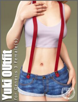 Yuki Outfit for Genesis 3 Female(s)