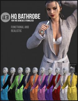 i13 HQ Bathrobe for the Genesis 3 Female(s)