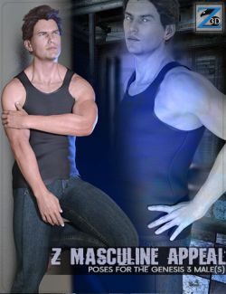 Z Masculine Appeal - Poses for the Genesis 3 Male(s)