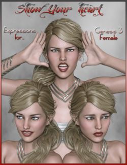 Show Your Heart Expressions for Genesis 3 Female(s)
