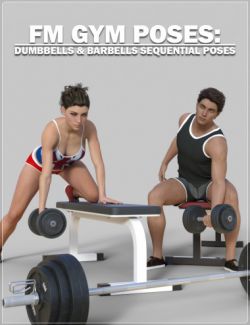 FM Gym Poses: Dumbbells & Barbells