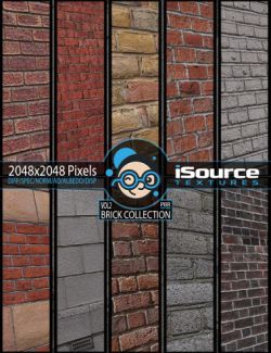 Brick Collection Merchant Resource- Vol2 (PBR Textures)