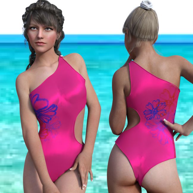 On The Beach - Mary Suit for Genesis3Female | 3d Models for Daz Studio ...