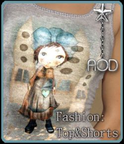 Fashion: Top and Shorts IRay