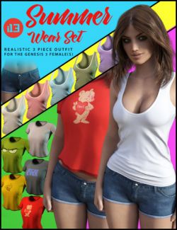 i13 Summer Wear Set for the Genesis 3 Female(s)