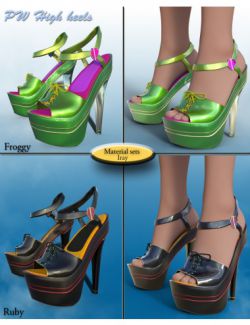 PW High Heels for Genesis 3 Female(s)