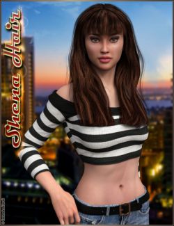 Shena Hair for Genesis 3 Female(s)