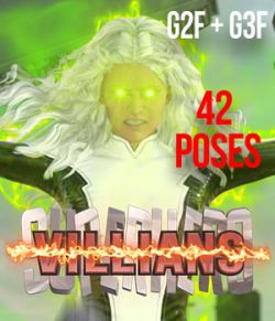 SuperHero Villians for G2F &G3F Volume 1