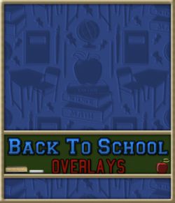 Back To School Seamless Transparent Overlays