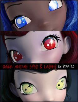 Dark Anime Eyes & Lashes for Star 2.0