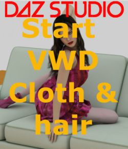 Daz Studio bridge for VWD Cloth and Hair