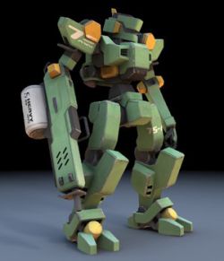 Sentinel Robot Mech (for DAZ Studio)