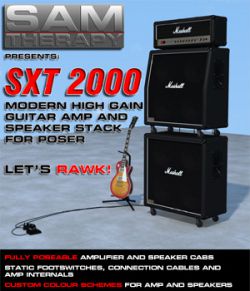 SXT2000 Modern High Gain Guitar Amp and Speaker Stack