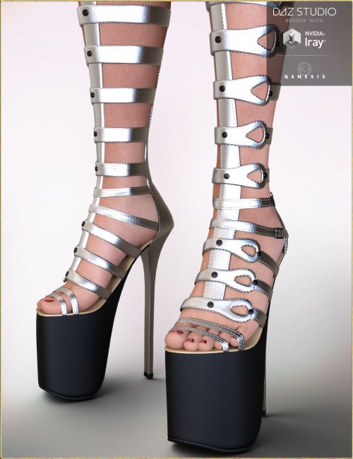 Lucia Shoes for Genesis 3 Female(s) | 3d Models for Daz Studio and Poser
