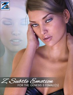 Z Subtle Emotion- Dialable Expressions for the Genesis 3 Female(s)