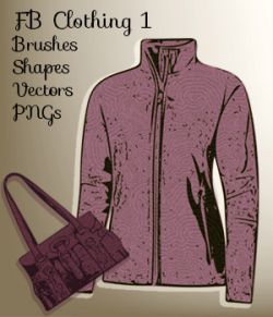 FB Clothing 1 Brushes, PNGs, Vectors, Custom Shapes - Merchant Resource