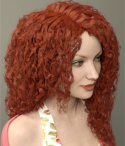 Rosaline Hair for Genesis 3 Female(s)