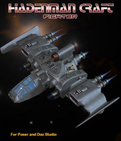 Sci-Fi Craft Hadenman Fighter