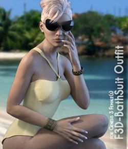 F3D-Bathsuit Outfit for Genesis 3 Females