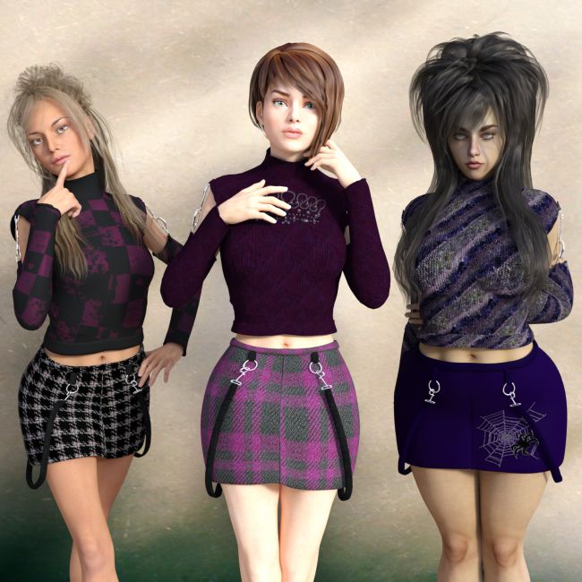 Energy Clothing for G3F | Clothing for Poser and Daz Studio