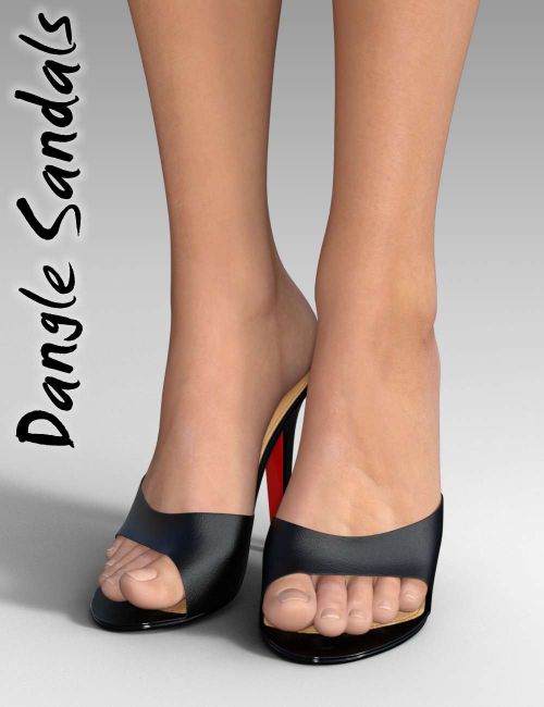 Dangle Sandals for Genesis 3 Female(s) | 3D Models for Poser and Daz Studio