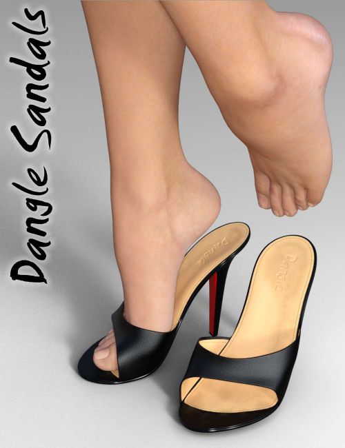 Dangle Sandals for Genesis 3 Female(s) | 3D Models for Poser and Daz Studio