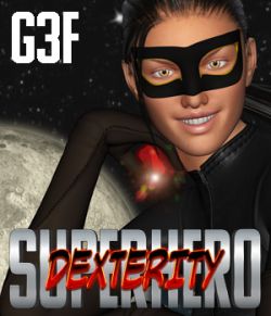 SuperHero Dexterity for G3F Volume 1